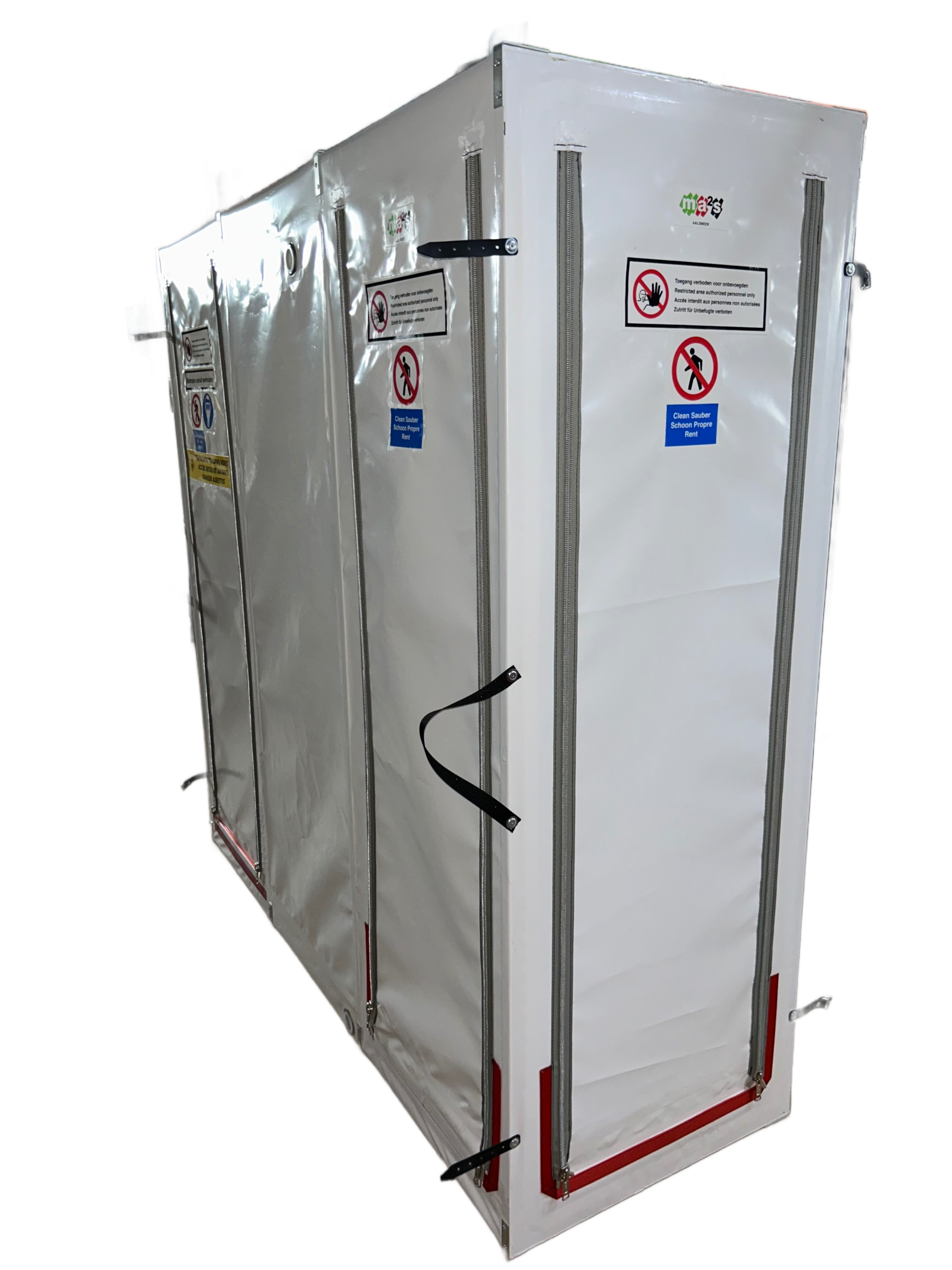 Ma2s Asbestdouche Aalsmeer Zeilmakerij Ma2s Bootkussens naaien, Decontaminatie- douches, Nederland, bootkap en bootzeil