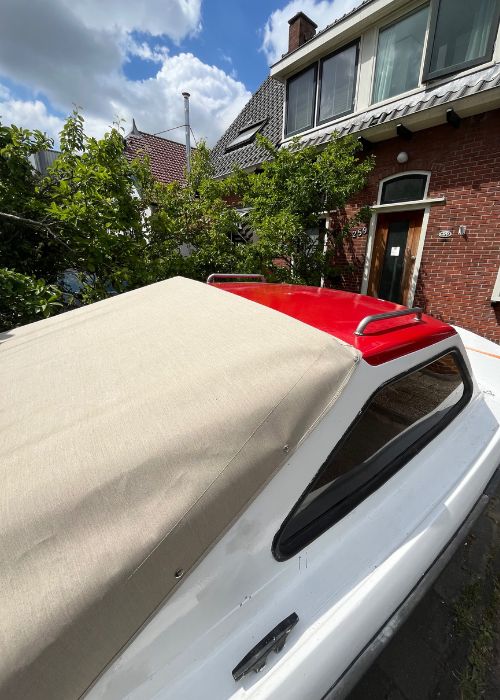 Bootzeil Ma2s AalsmeerMa2s Asbestdouche Aalsmeer Zeilmakerij Ma2s Bootkussens naaien, Decontaminatie- douches, Nederland, bootkap en bootzeil